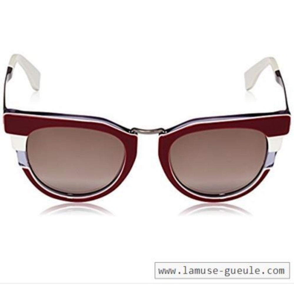 Fendi Metropolis sunglasses in bordeaux and grey 😎